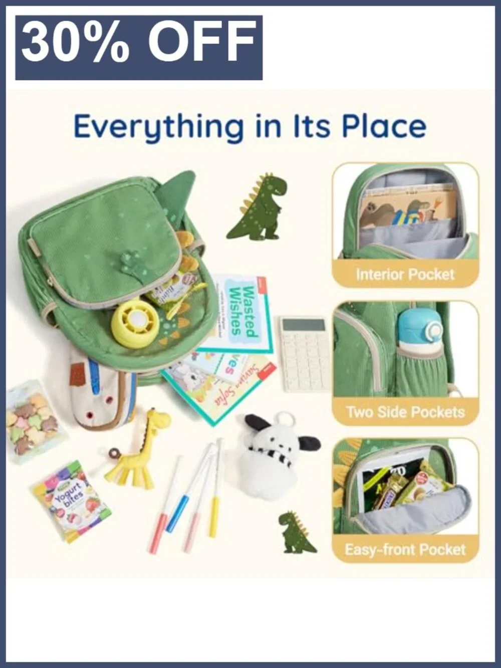 Toddler Corduroy Backpack for Boys Girls 2-4 Preschool Bookbag Lightweight